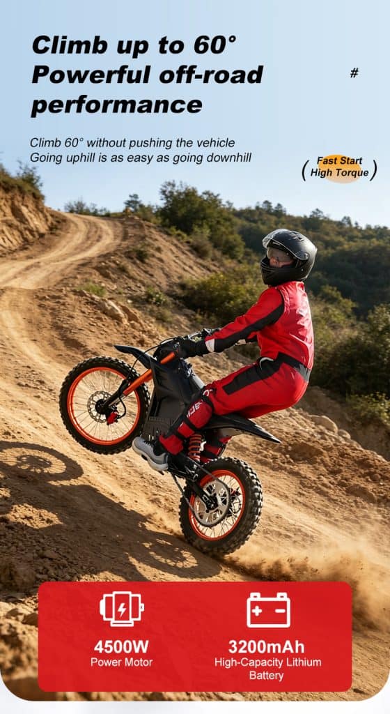 K2 Off-Road Electric Motorcycle