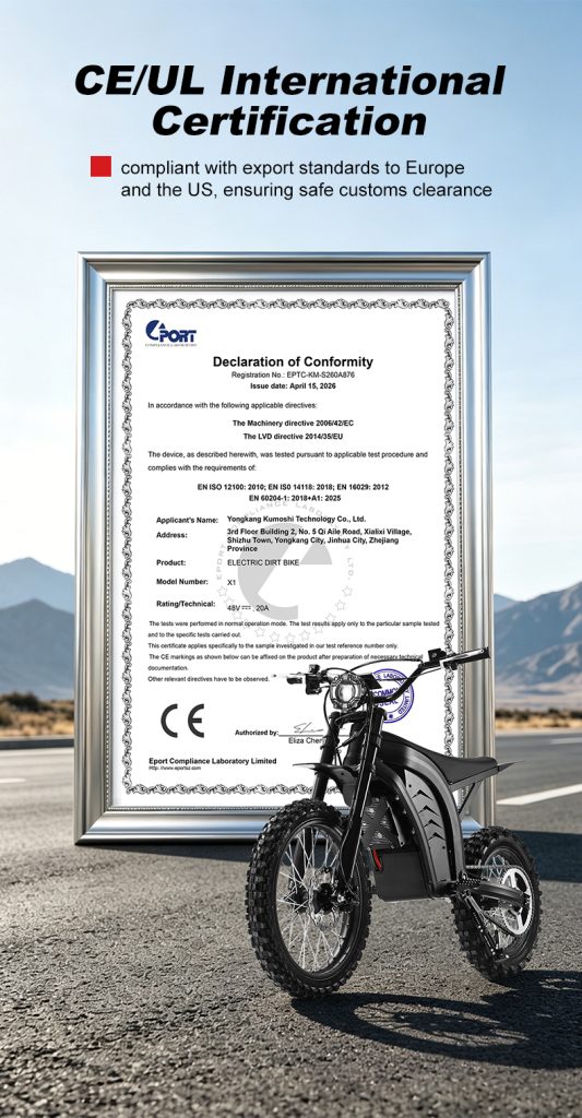 X1 Electric Motorcycle
